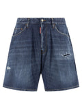 Dsquared2 Boxer Denim Shorts — Blue