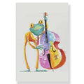 ArtZ® Most Interesting Frog In The World Paintings - Double Bass (Guitar) Frog / 19.7 inch by 29.5 inch (50x75cm) No Frame