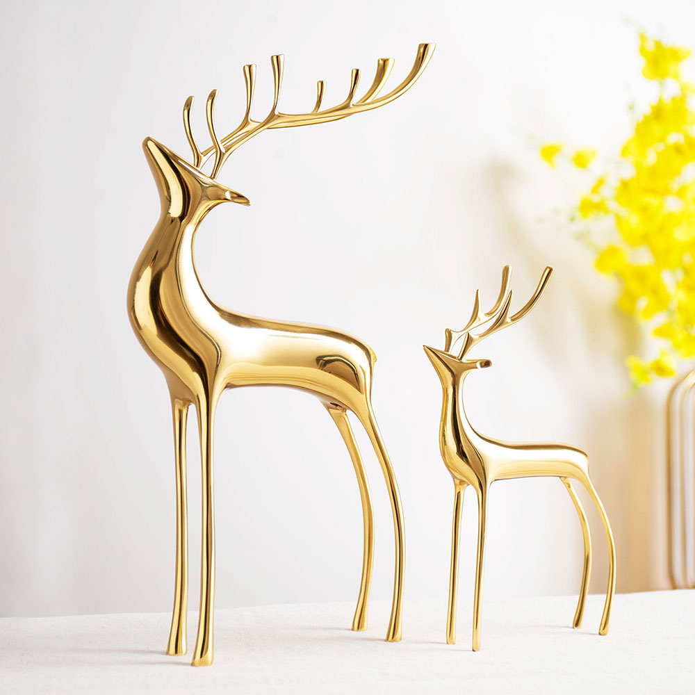 ArtZ® Abstract Nordic Reindeer Sculptures