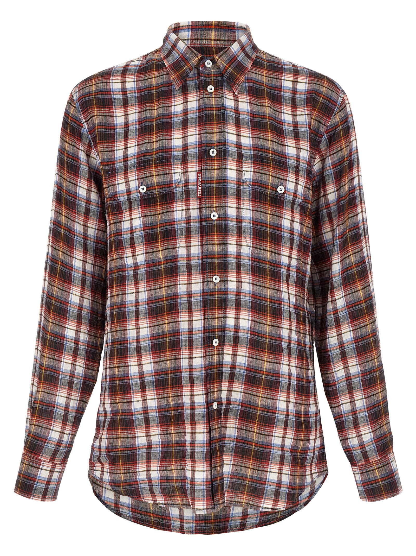 Dsquared2 Canadian Shirt — Burgundy