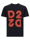 Dsquared2 Graphic Print T-Shirt — Black