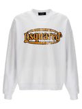 Dsquared2 Logo-Embroidered Sweatshirt — White