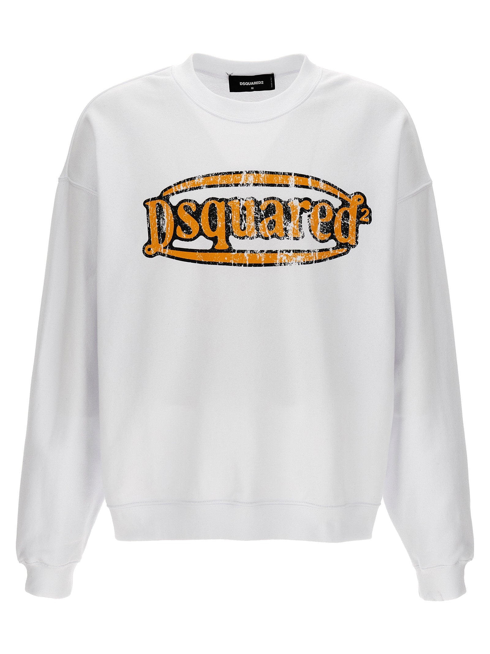 Dsquared2 Logo-Embroidered Sweatshirt — White