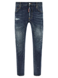 Dsquared2 Tidy Biker Jeans — Navy
