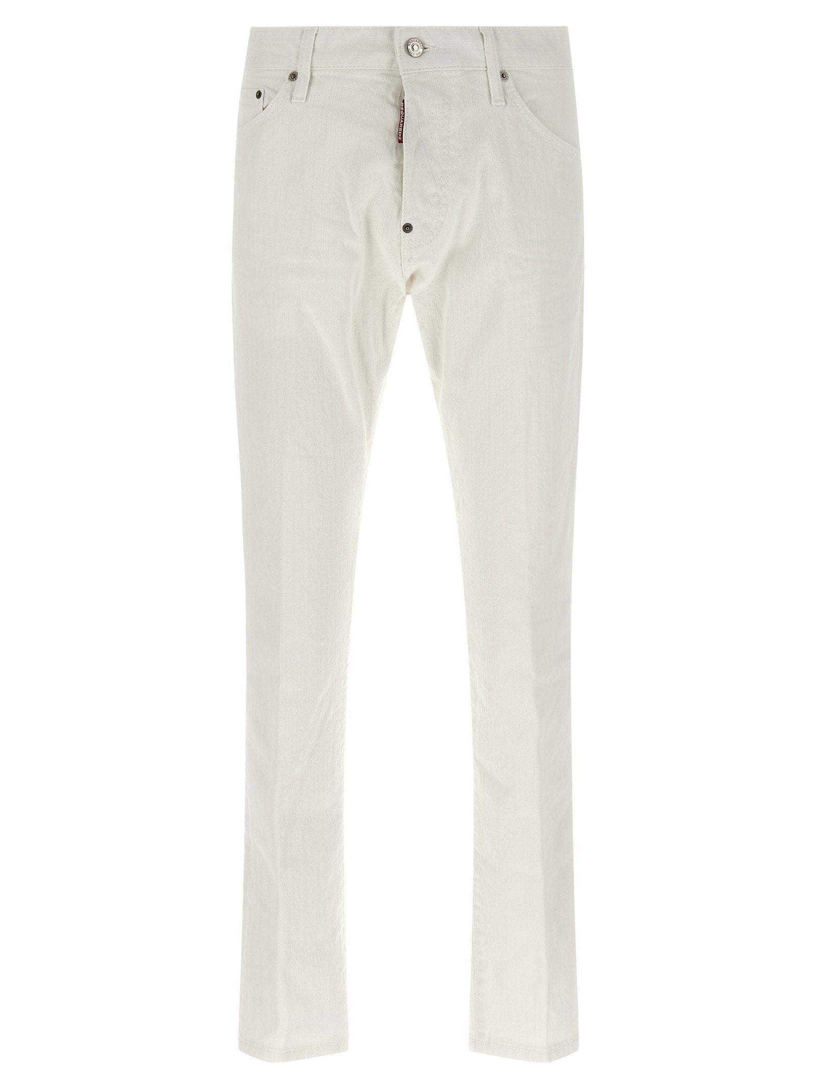 Dsquared2 Teddy Jeans — White