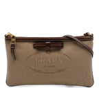 Canvas Canapa Logo Bow Shoulder Bag