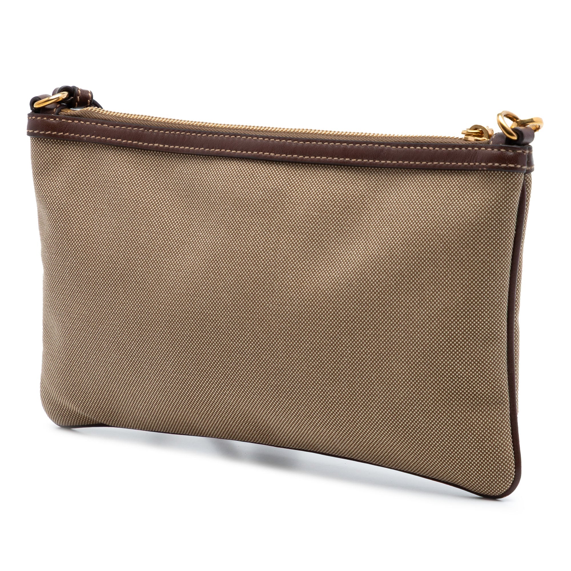 Canvas Canapa Logo Bow Shoulder Bag