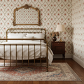 Vintage Red Bloom Wallpaper