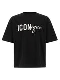Dsquared2 Logo-Print Cotton Jersey T-Shirt — Black