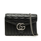GG Marmont Matelasse Leather Aria Wallet On Chain