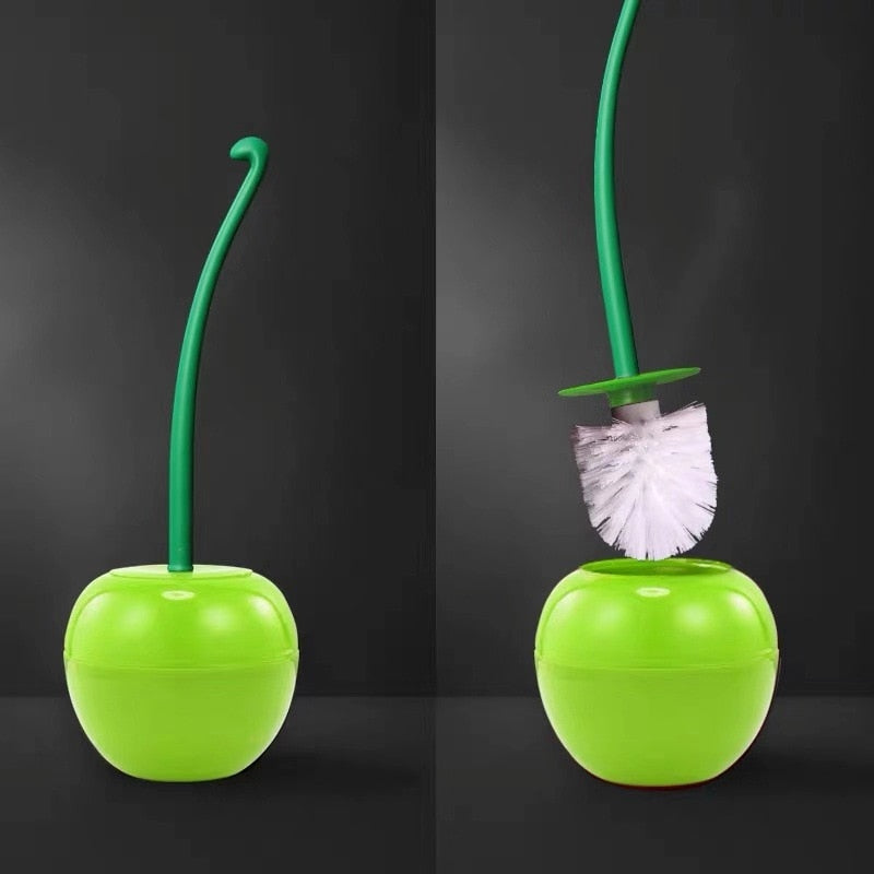 ArtZ® Nordic Cherry Toilet Brush and Holder - Green