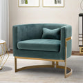 ArtZ® Velvet Nest Chair - Lake Blue