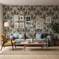 Vintage Floral Garden Wallpaper
