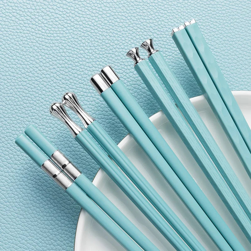Very Fancy Chopsticks 5 Pairs - Blue