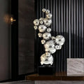 ArtZ® Bubbles Stainless Steel Sculpture - Large Silver; Height 24 inch (61 cm)