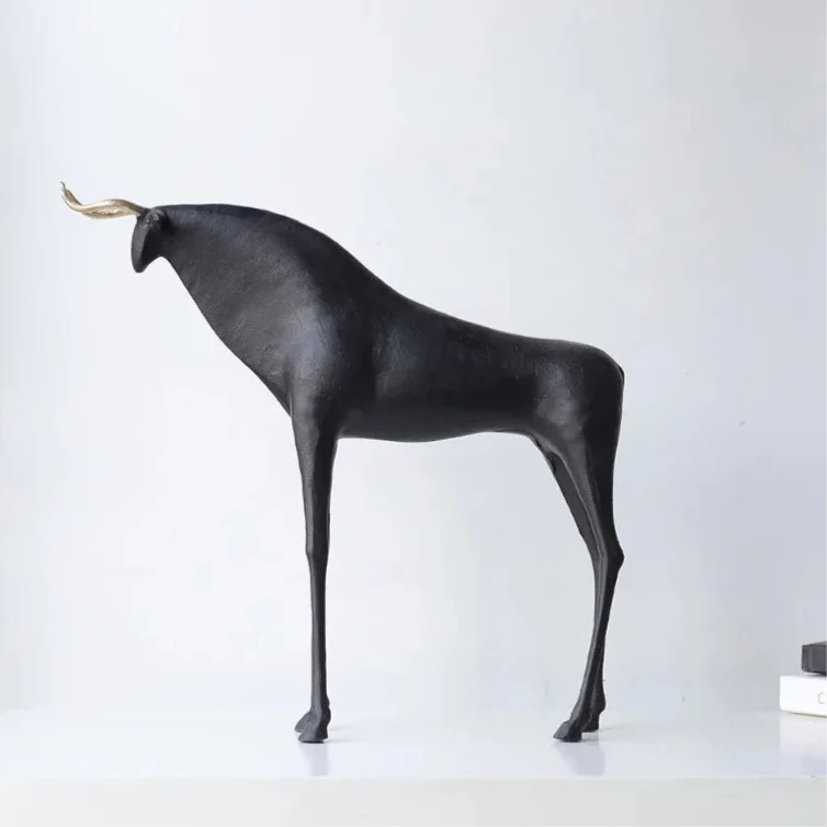 ArtZ® Bold Horns Bull Sculpture