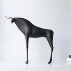ArtZ® Bold Horns Bull Sculpture
