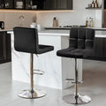 ArtZ® Saddle Stool Set (Set of 2) - 2 Black Stools