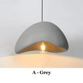 ArtZ® Wabi Sabi Pendant Light - A - Grey / Diameter 23.6 inch; Height 13.4 inch (60x34 cm)