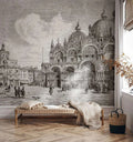 Venice Vintage Etching Mural