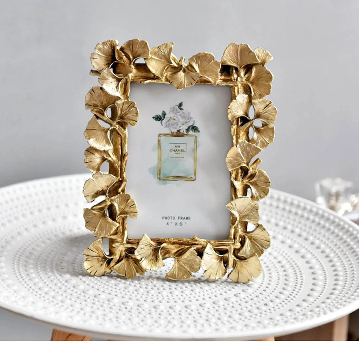 Gingko Leaves Resin Photo Frame