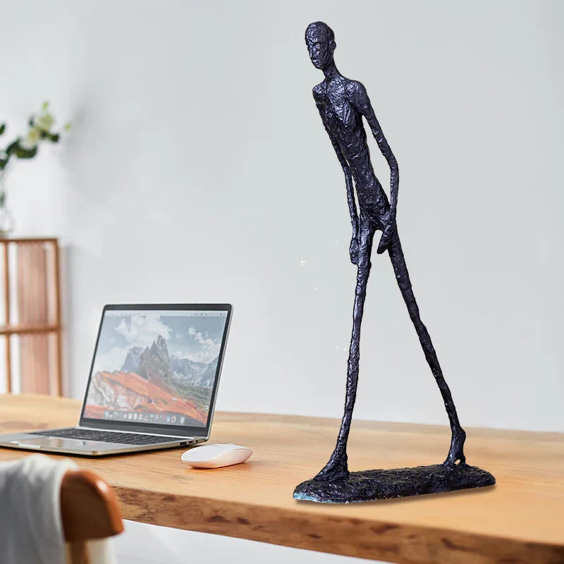 ArtZ® Keep Moving Forward Bronze Sculpture - Gray