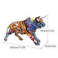 ArtZ® Graffiti Painted Bull Sculpture - Graffiti Painted