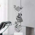 ArtZ® The Balancing Act Stainless Steel Sculpture - Smooth Finish 25.6 inch by 8.7 inch by 7.5 inch (65x22x19 cm)