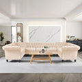 ArtZ® Luxe Sofa - Beige Velvet
