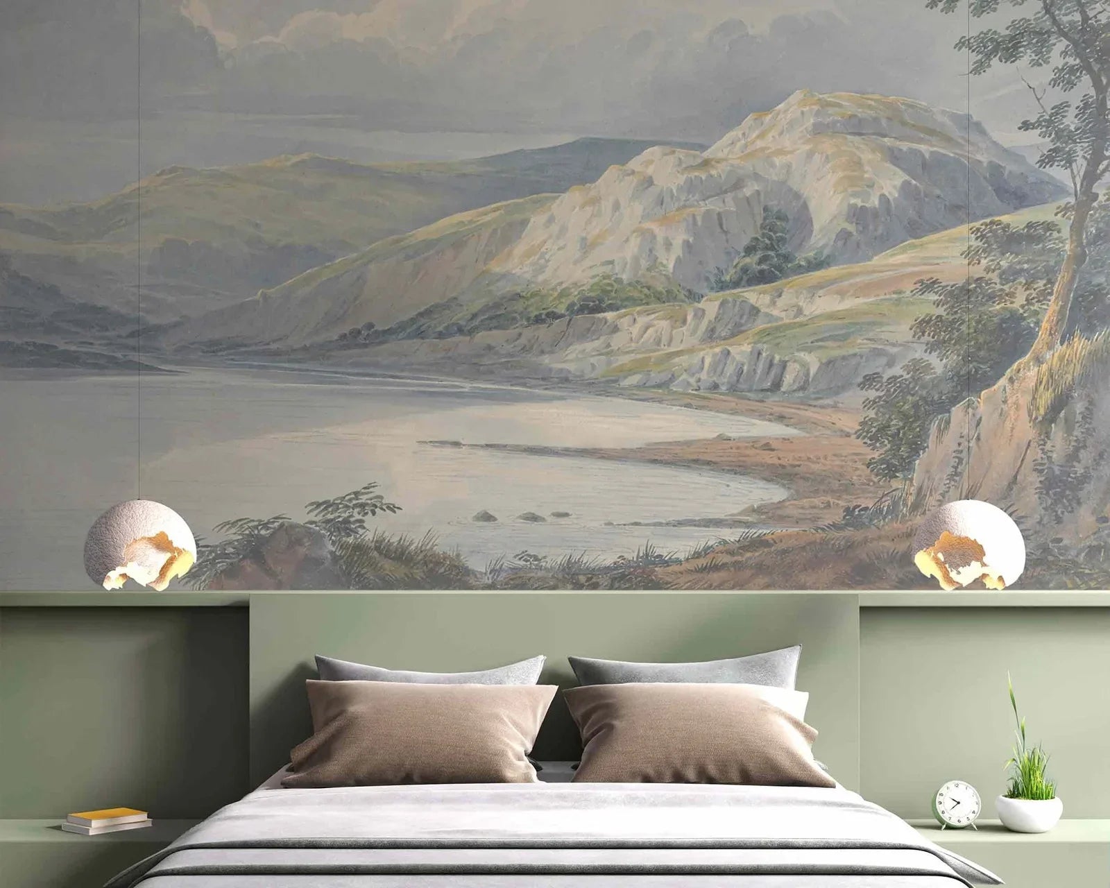 Mountain Valley Panorama Mural
