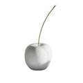 ArtZ® Nordic Cherry Sculptures - One White Large 25.6 inch by 12.6 inch by 11.8 inch (65x32x30cm)