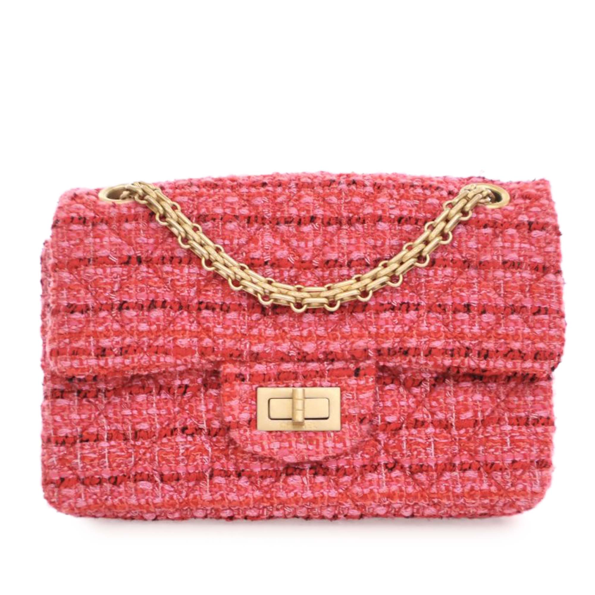 Mini Reissue 2.55 Tweed Single Flap 224