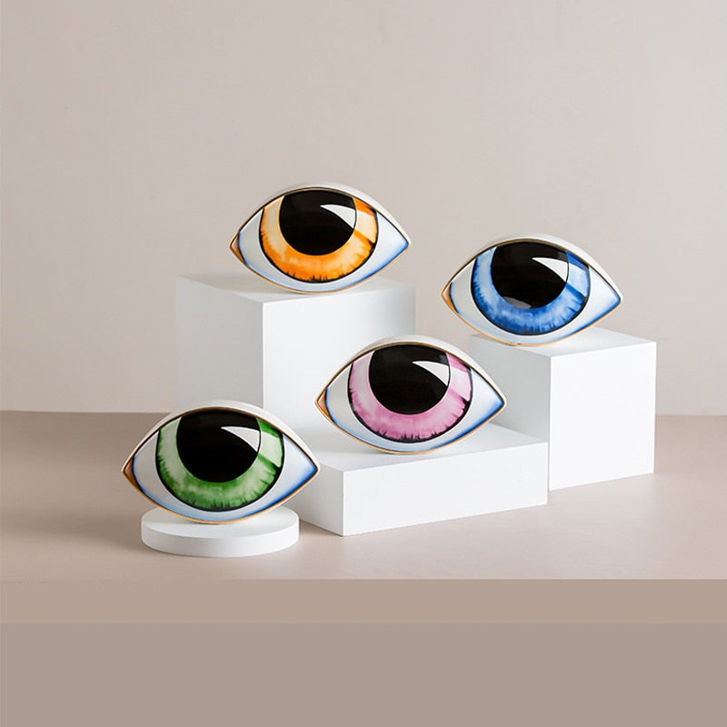 ArtZ® Ceramic Eye Sculpture