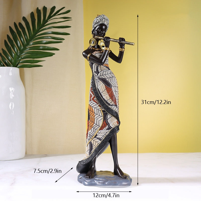ArtZ® Dance To Our Beat Sculptures - Tambin (Flute)