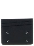 Maison Margiela Stitching-Detail Leather Card Case — Black