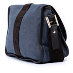 Zucca Trimmed Denim Buckle Flap