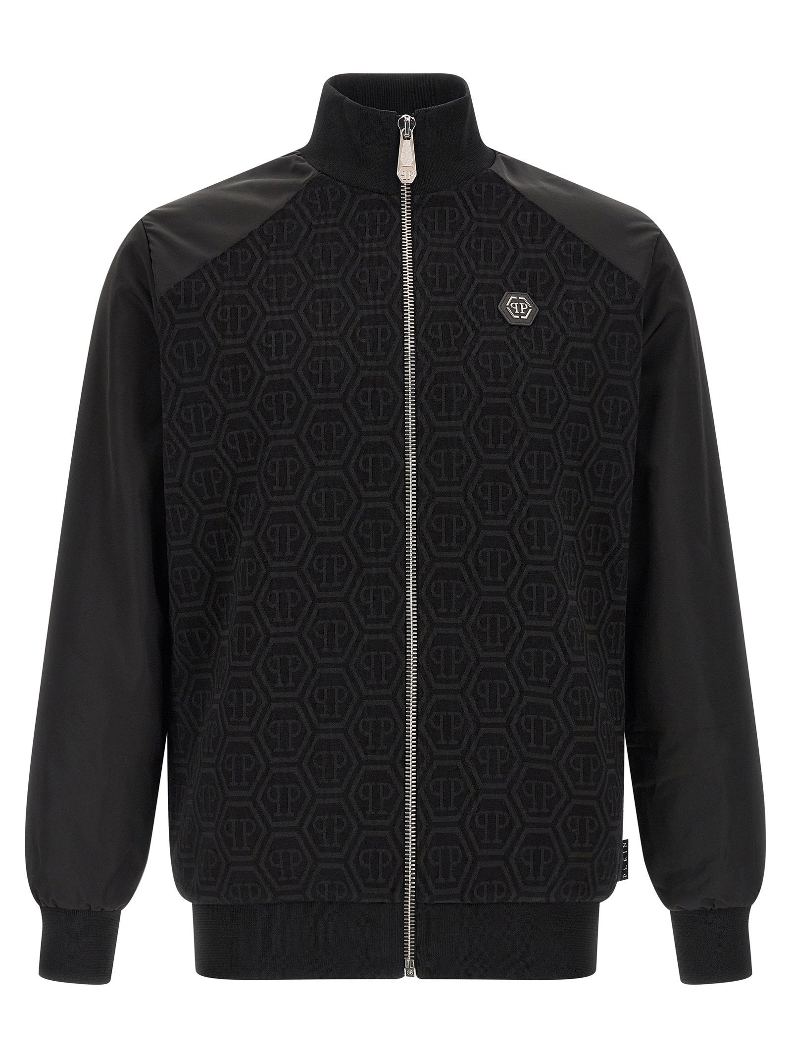 Philipp Plein Monogram Jacquard Sweatshirt — Black