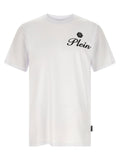 Philipp Plein Logo-Embroidered Cotton T-Shirt — White
