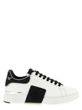 Philipp Plein Logo-Embellished Leather Sneakers — White