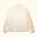Satin Long-Sleeve Cream