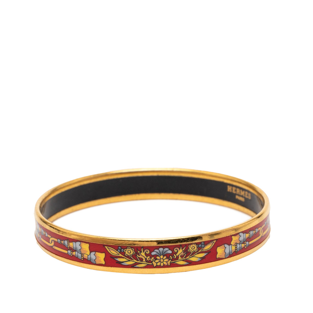 Narrow Tassels Enamel Bangle 65