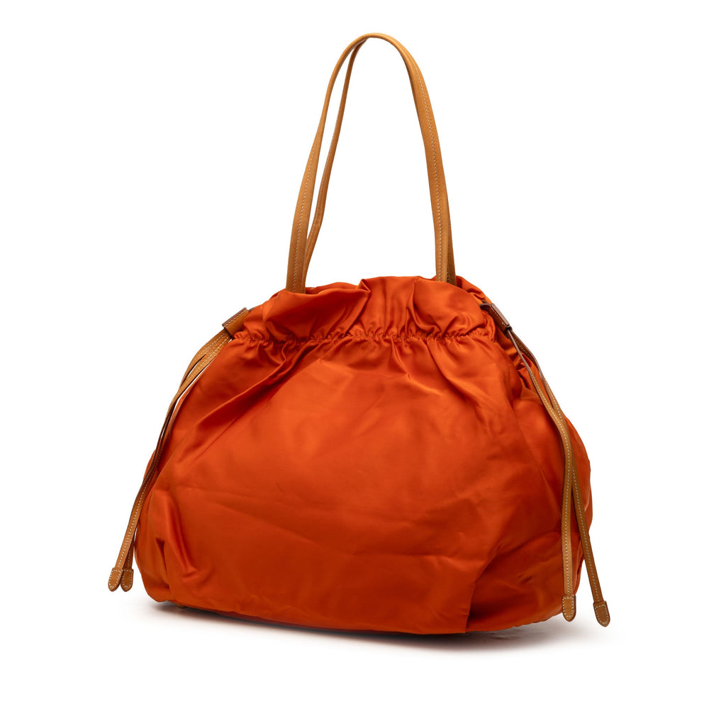Tessuto Logo Drawstring Tote