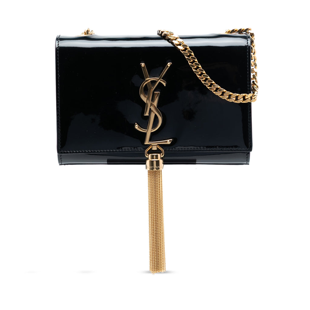 Small Patent Monogram Kate Tassel Crossbody