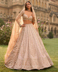 Rose Gold Lehenga Set By KYNAH, Luxury Indian Fashion & Bridal Wear