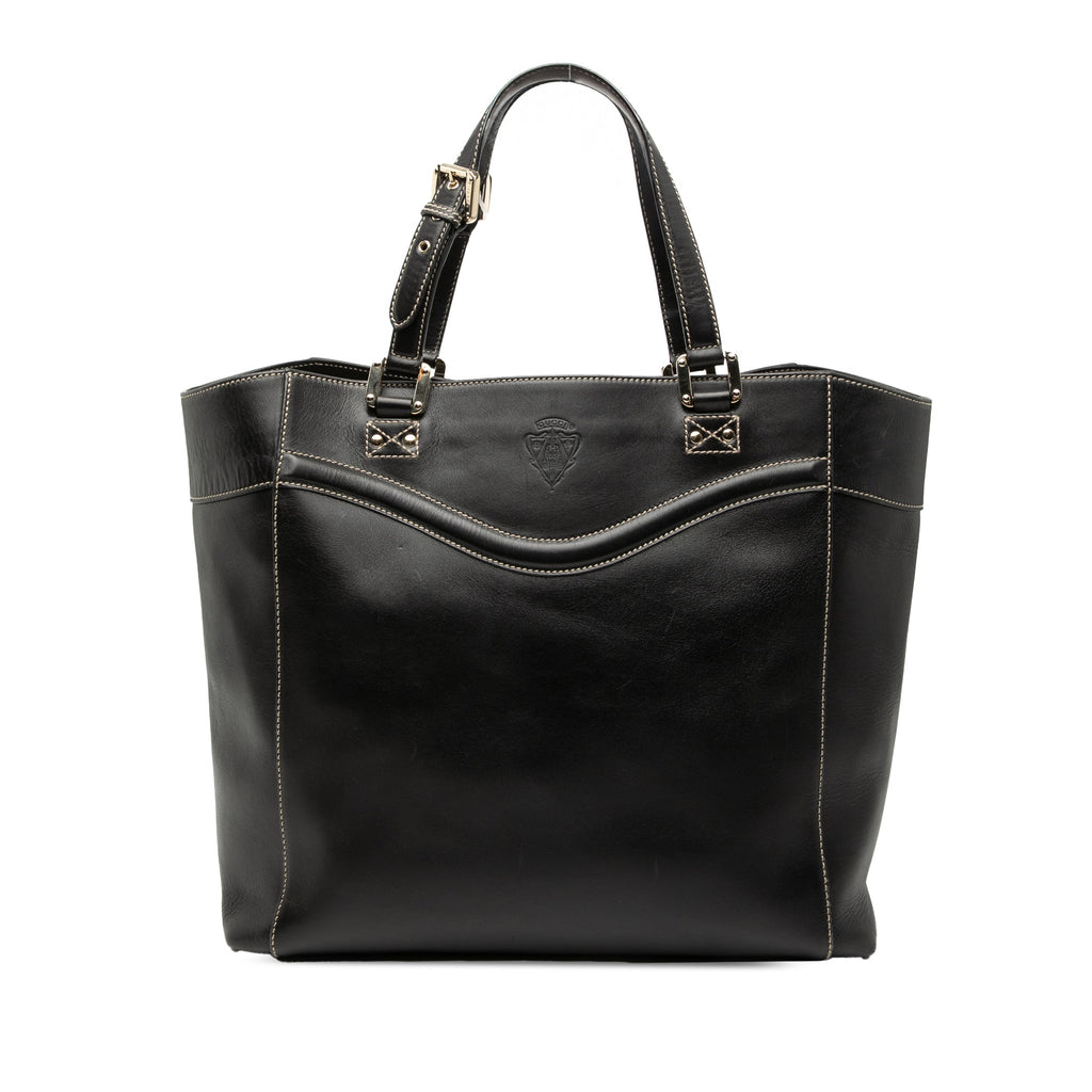 Leather Hysteria Crest Tote