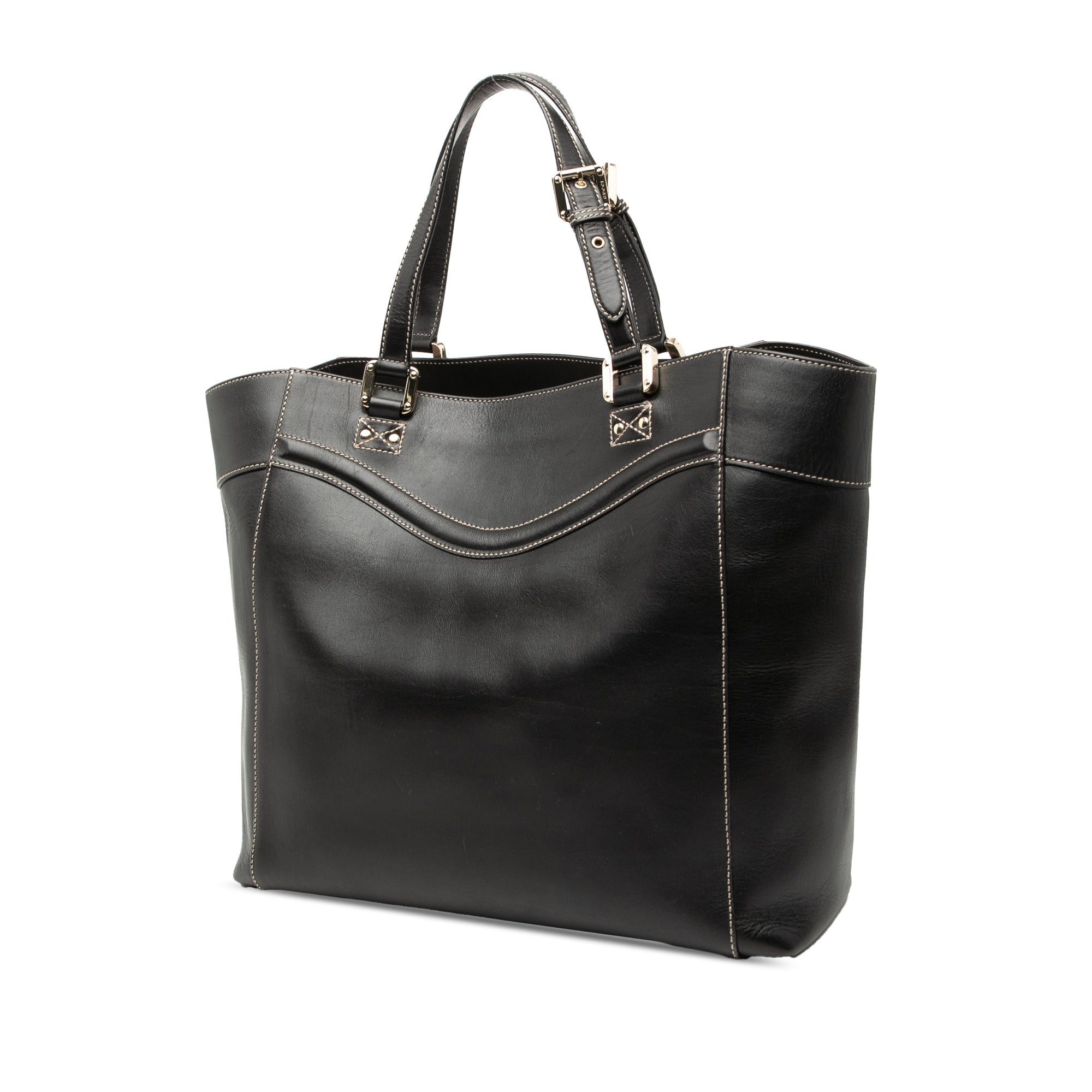 Leather Hysteria Crest Tote