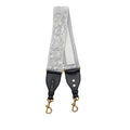 Canvas Embroidered Toile de Jouy Strap