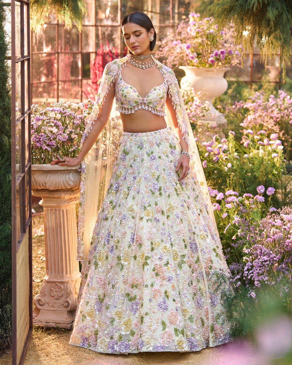 Butter Yellow Sequin Lehenga Set By KYNAH, Luxury Indian Fashion & Bridal Wear
