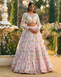 Pearl Floral Lehenga Set By KYNAH, Luxury Indian Fashion & Bridal Wear