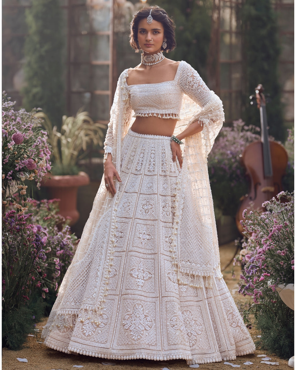 Geometric Lehenga Set By KYNAH, Luxury Indian Fashion & Bridal Wear